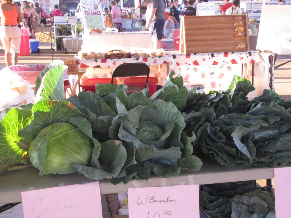 Cabbage for sale at Farmers market