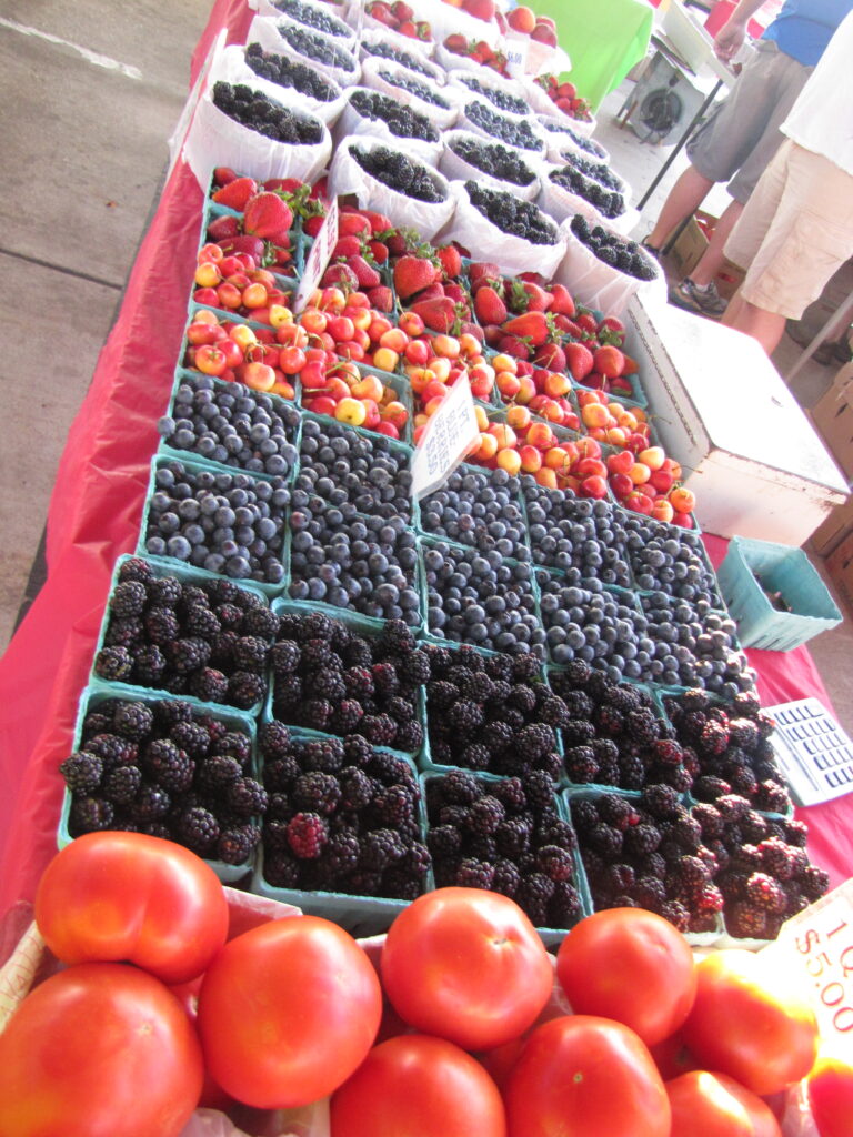 Berries are a great seller to make money at the farmers market